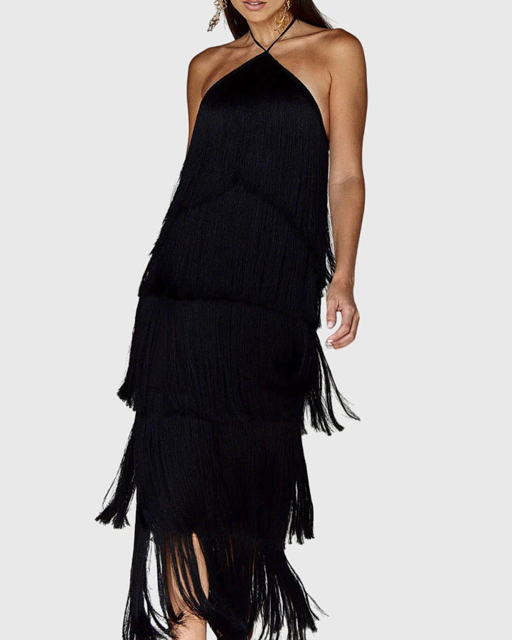 Valantomode | Trendy Tassel Dress for Effortless Summer Style