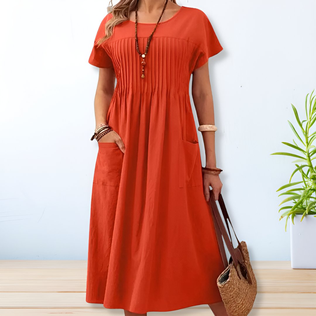 Valantomode | Dress with Relaxed Fit