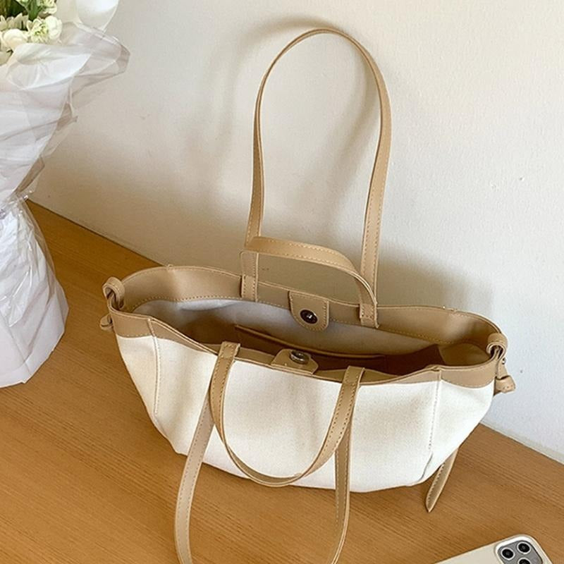 Valantomode | Odyssey Horizon Garrison – Premium Textured Canvas & Vegan Leather Structured Tote