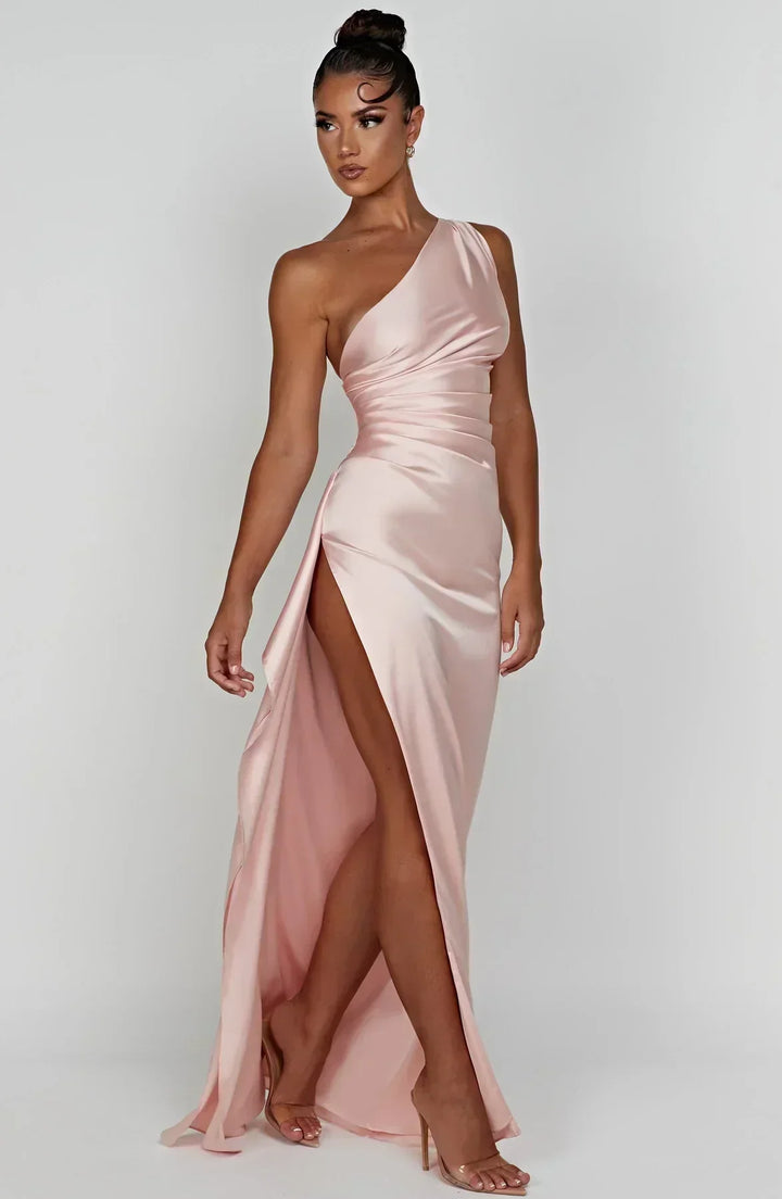 Valantomode | Chic One Shoulder Dress Perfect for Women’s Night Out