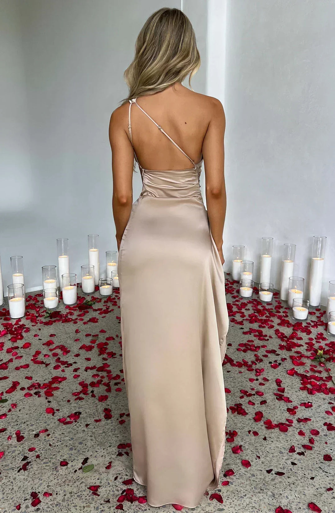 Valantomode | Chic One Shoulder Dress Perfect for Women’s Night Out