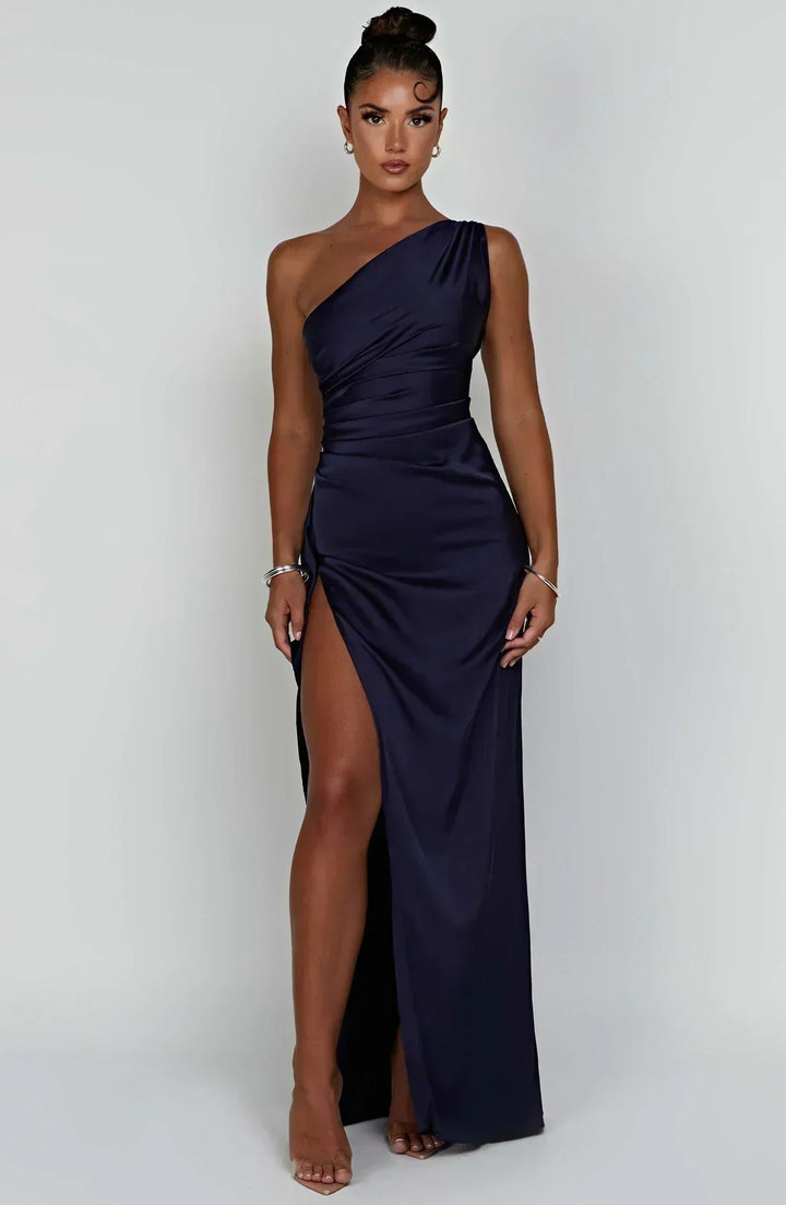 Valantomode | Chic One Shoulder Dress Perfect for Women’s Night Out