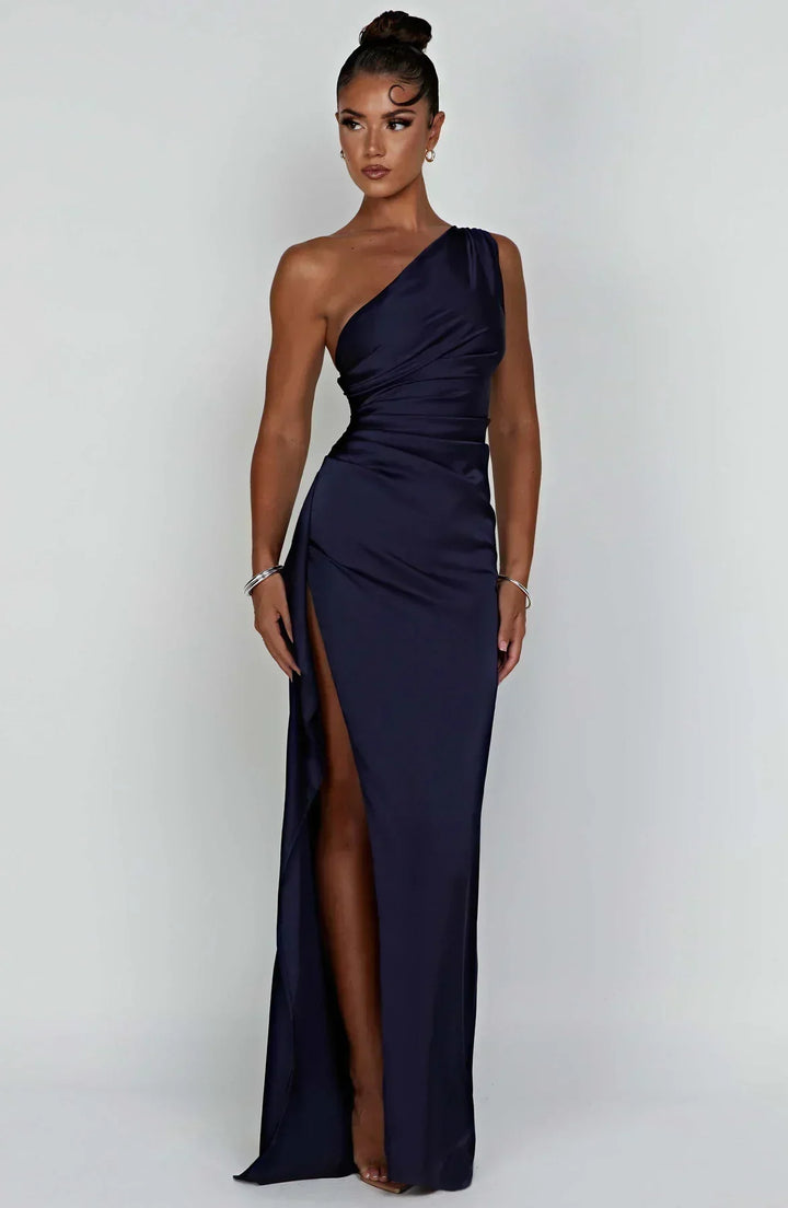 Valantomode | Chic One Shoulder Dress Perfect for Women’s Night Out