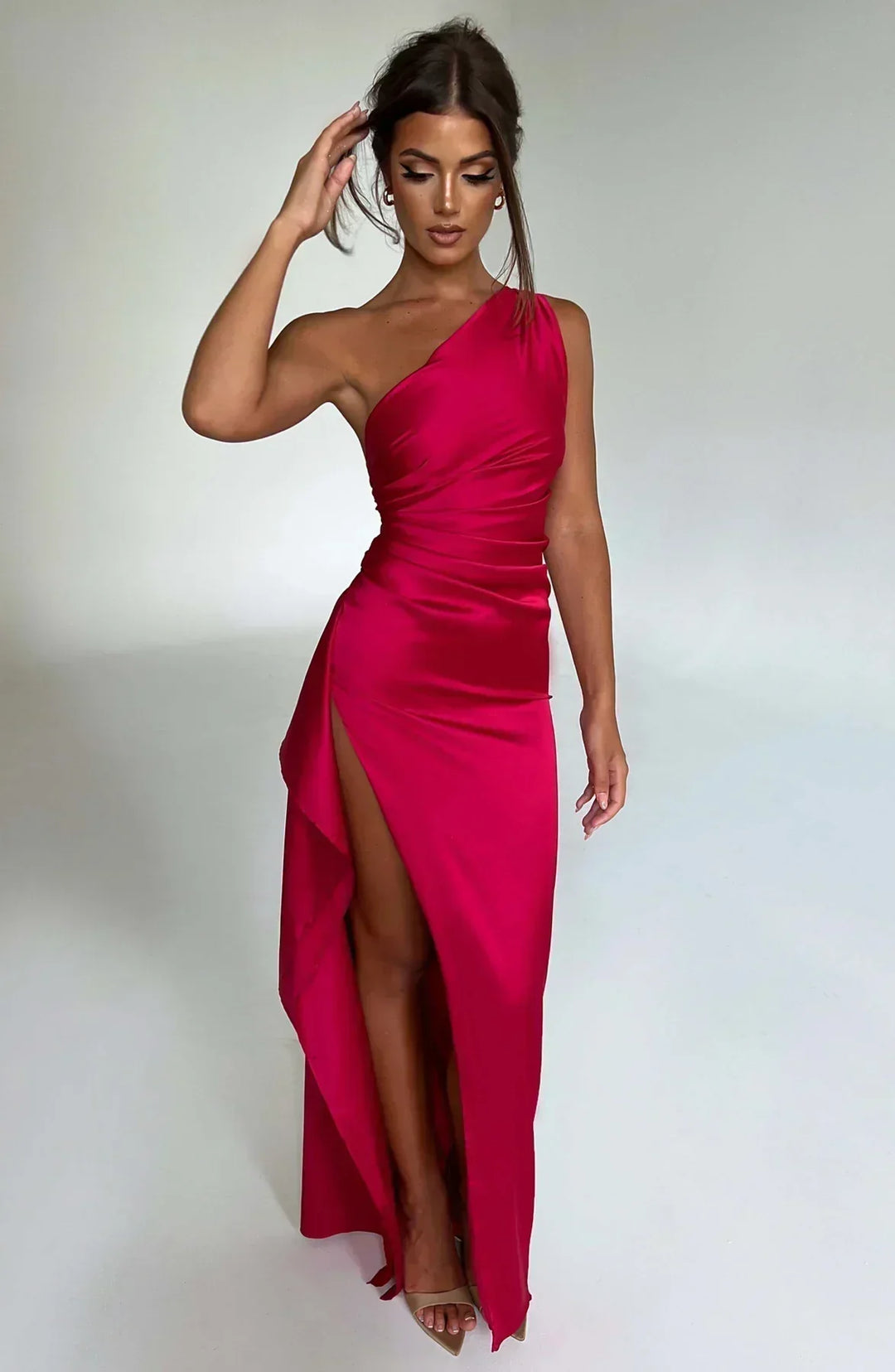 Valantomode | Chic One Shoulder Dress Perfect for Women’s Night Out