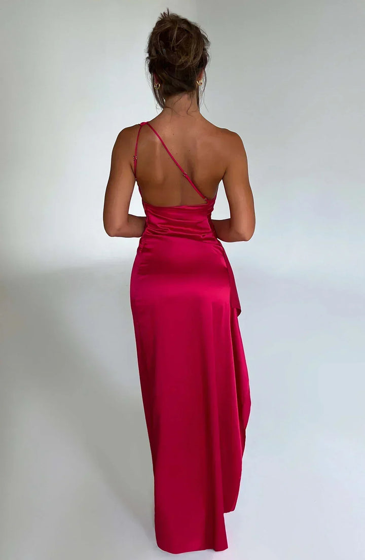 Valantomode | Chic One Shoulder Dress Perfect for Women’s Night Out