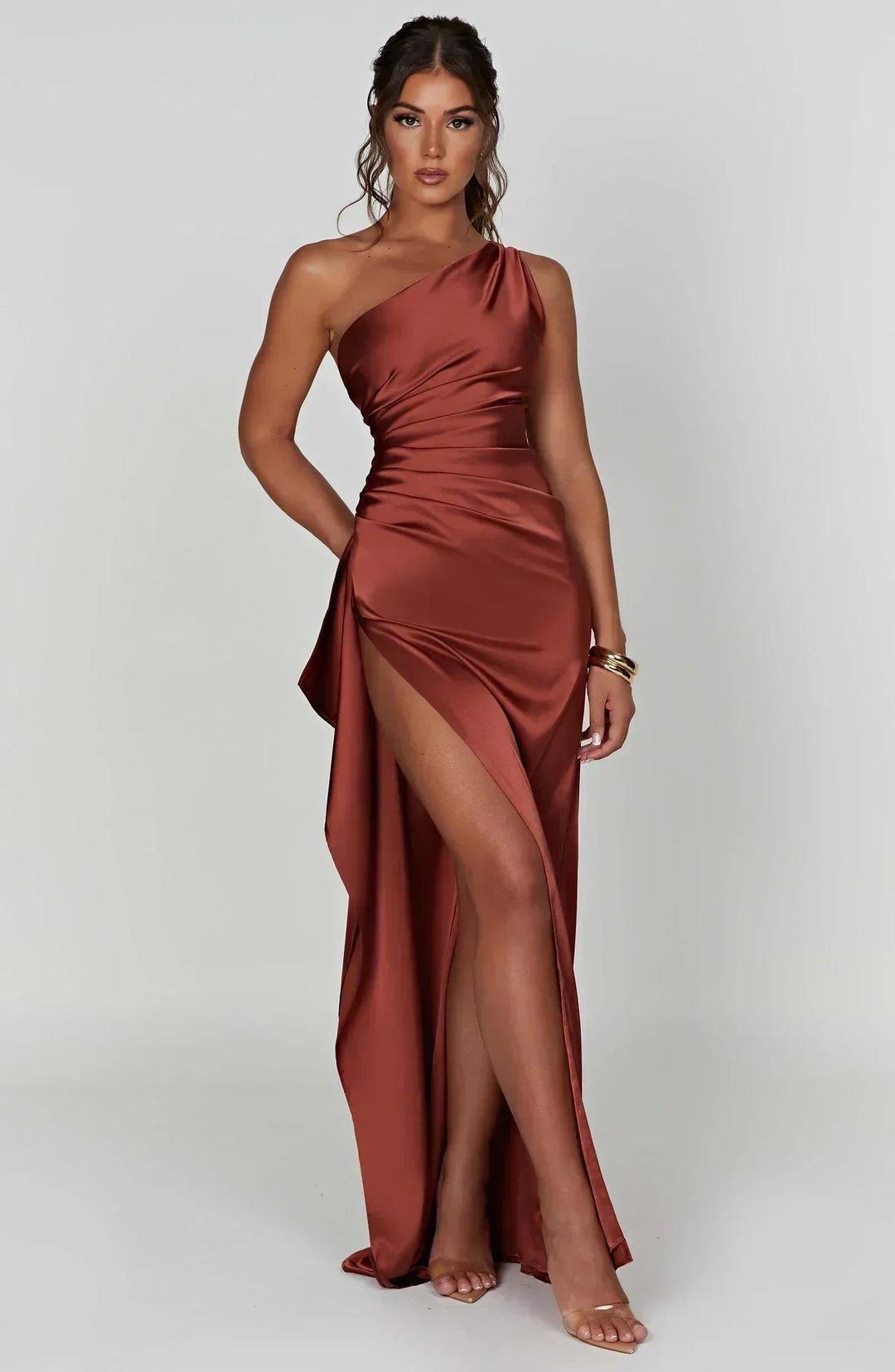 Valantomode | Chic One Shoulder Dress Perfect for Women’s Night Out