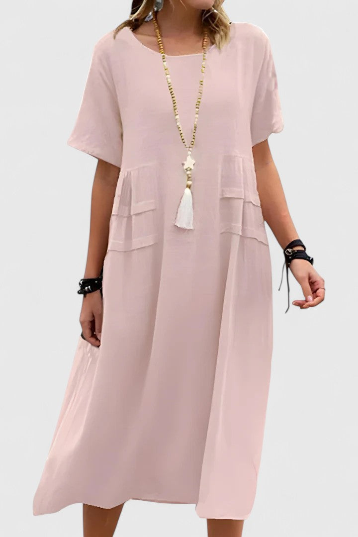 Valantomode | Stylish Midi Dress for Elegant Evenings Out