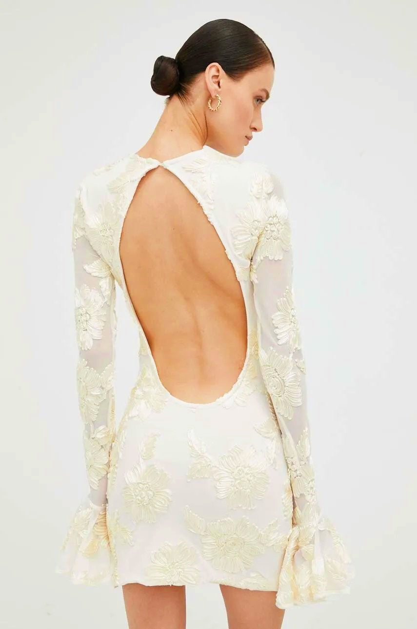 Valantomode | Stunning Floral Mini Dress for Spring Celebrations