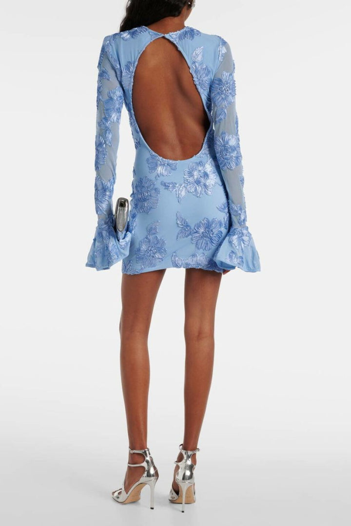 Valantomode | Women's Open Back Mini Dress for Summer Outings