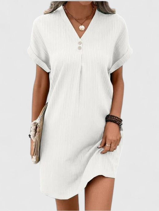 Valantomode | Stylish Draped Dress for Effortless Fashion Statements