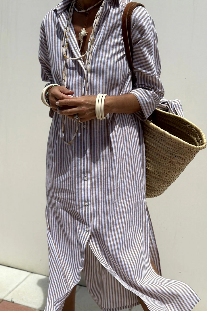 Valantomode | Chic Wrinkle-Free Dress Perfect for Summer Days