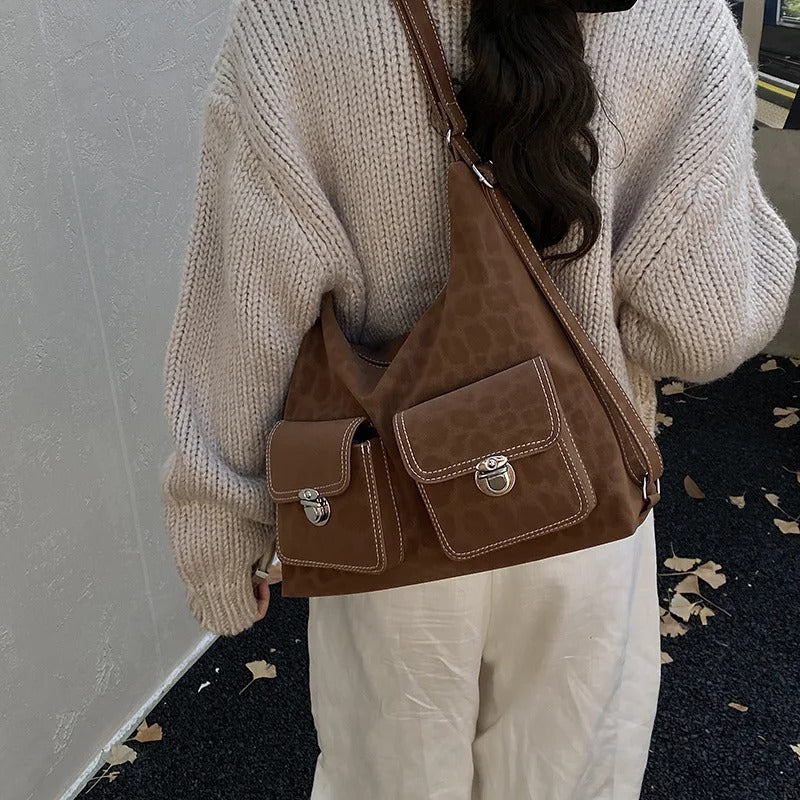 Valantomode | Imperial Safari Garrison – Large Leopard Print 3-in-1 Executive Tote & Crossbody