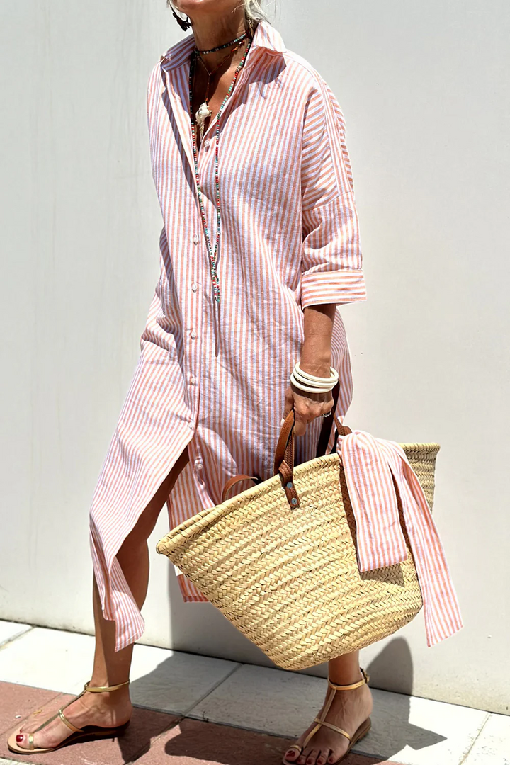 Valantomode | Chic Wrinkle-Free Dress Perfect for Summer Days