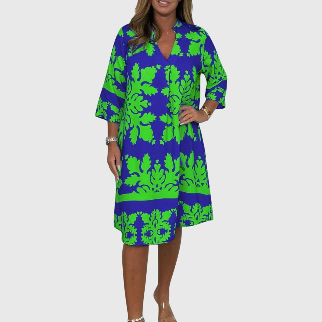 Valantomode | Chic Daisy Dress for Effortless Spring Style