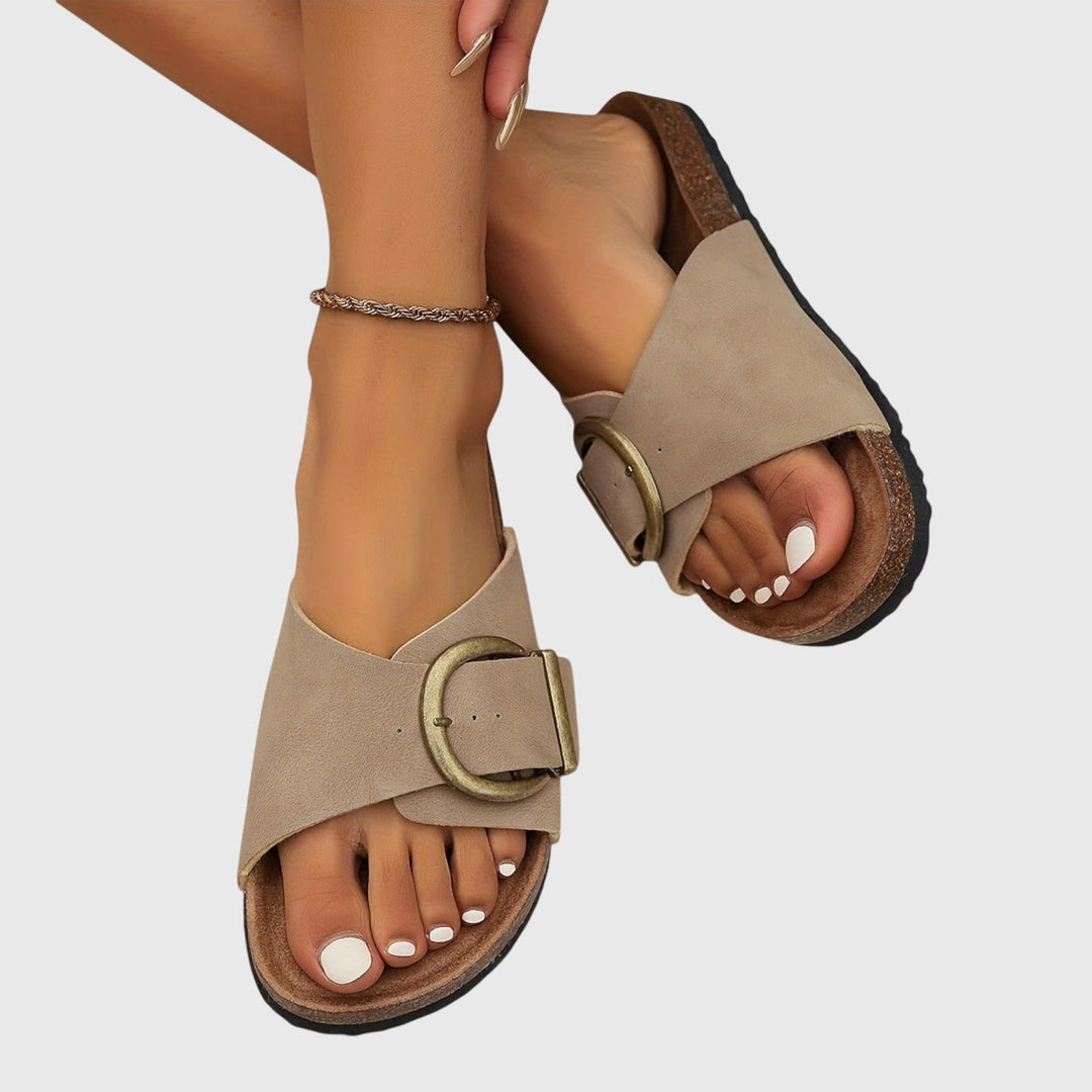 Valantomode | Slip-On Sandals with Comfort Fit