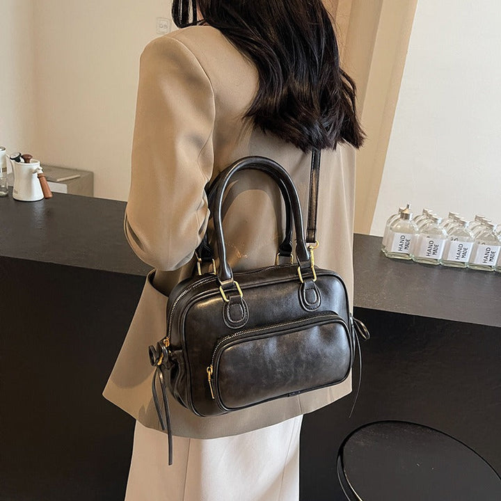 Valantomode | Linear Archival Courier – 3-in-1 Premium Vegan Leather Convertible Bag & Backpack