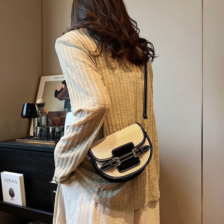 Valantomode | Odyssey Petite Garrison – Premium Canvas & Vegan Leather Mini Crossbody Bag