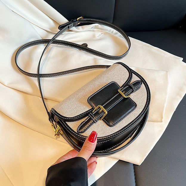 Valantomode | Odyssey Petite Garrison – Premium Canvas & Vegan Leather Mini Crossbody Bag