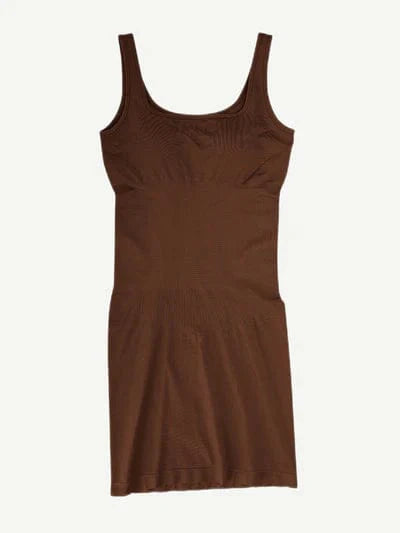 Valantomode | Bodycon Mini Dress with Square Neck and Removable Pads - Snatched Shapewear