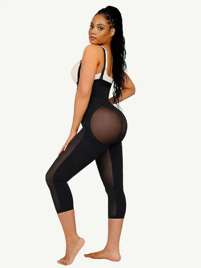 Valantomode | Adjustable Strap Open-Bust Tummy Control Shapewear Bodysuit
