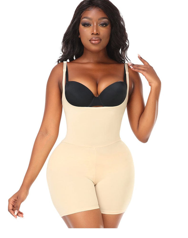 Valantomode | Women's Shaping Bodysuit with Tummy Control and Bum-Lifting Hip Pads
