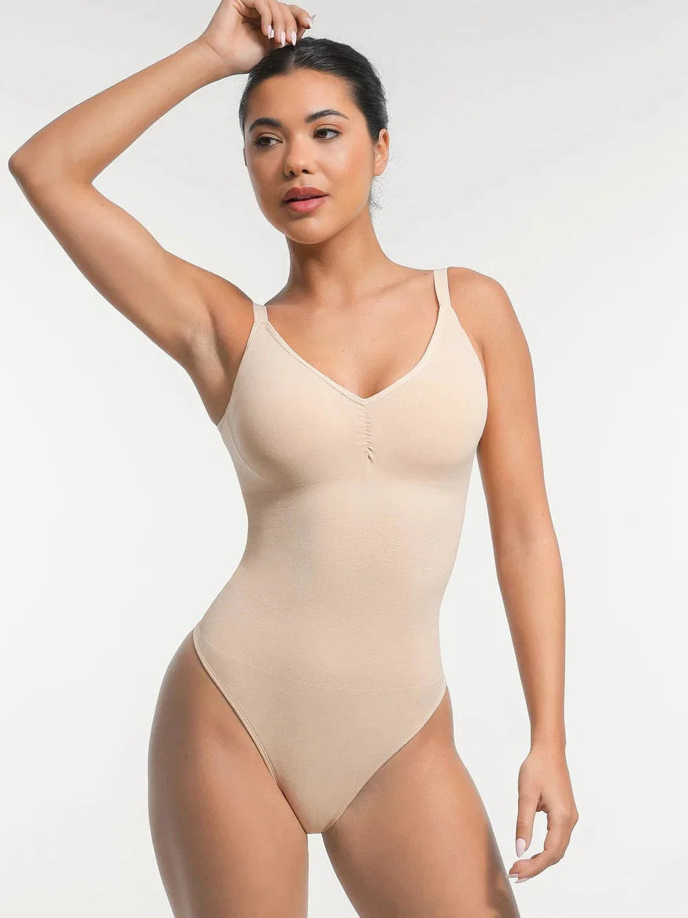 Valantomode | Seamless Tummy Control Bodysuit with Integrated Bra