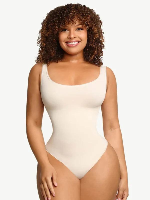 Valantomode | Body Shaping Thong Bodysuit with Tummy Control