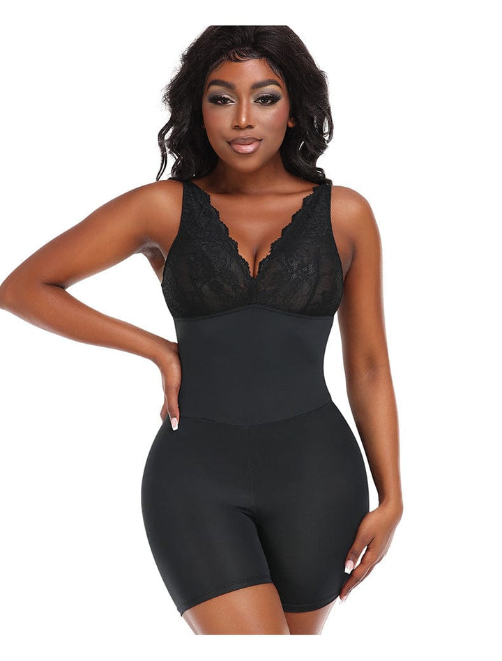 Valantomode | Low Back Slimming Bodysuit with Removable Hip Pads for Enhanced Lift