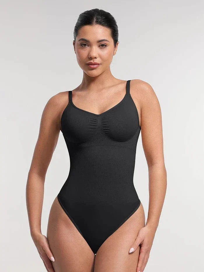 Valantomode | Smooth Tummy Control Bodysuit with Integrated Bra and Removable Padding