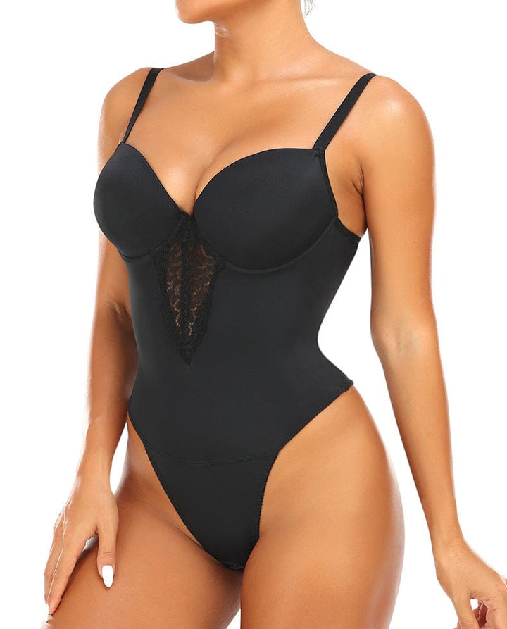 Valantomode | Smooth Tummy Control Shaping Bodysuit with Integrated Bra