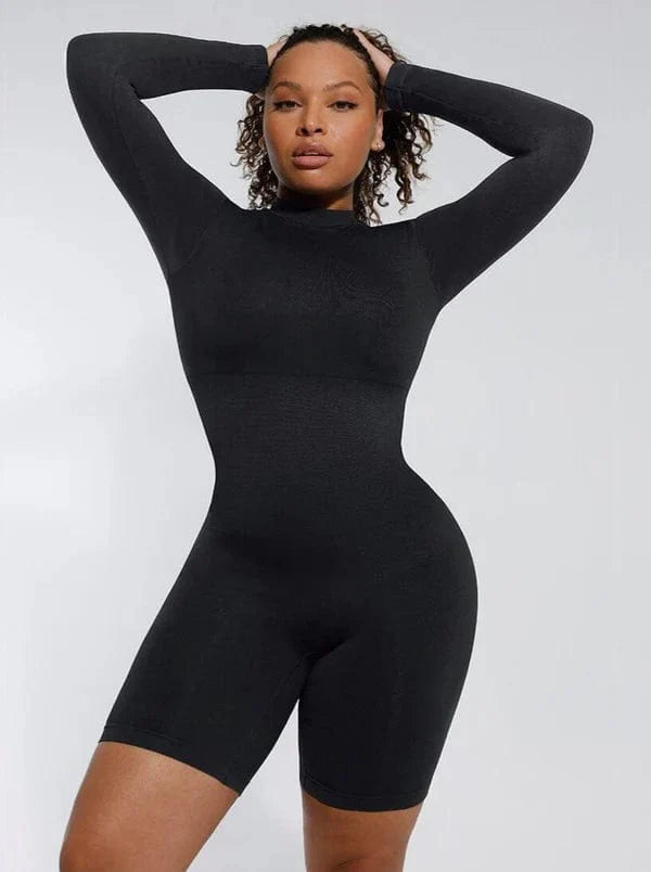Valantomode | Seamless Tummy Control Bodysuit with Removable Cups for Body Sculpting