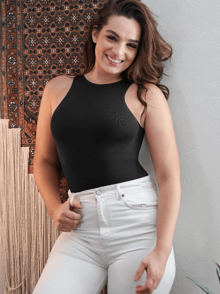 Valantomode | Strapless Tummy-Enhancing Thong Bodysuit