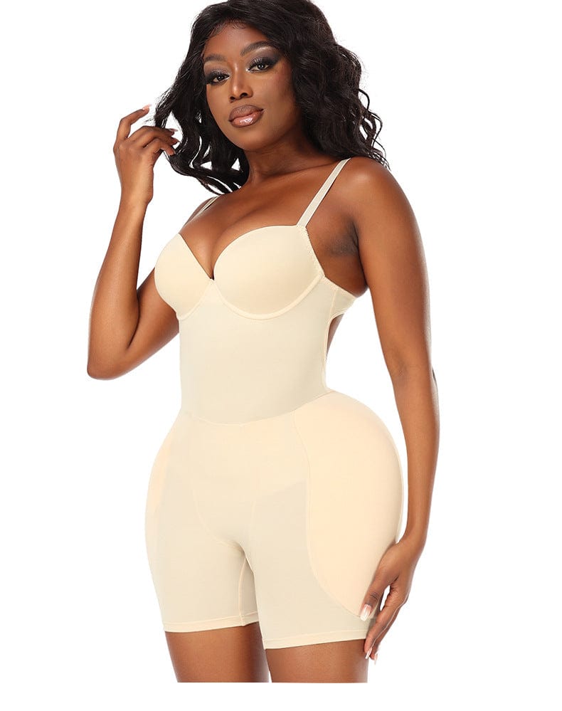 Valantomode | Shapewear Bodysuit with Hip Pads for Enhanced Curves