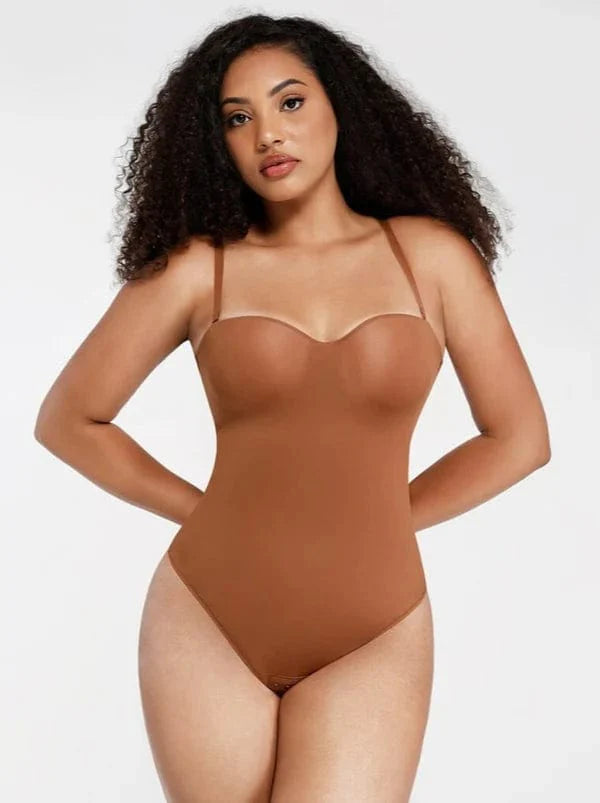 Valantomode | Strapless Underwire Tummy Control One-Piece Shapewear Bodysuit