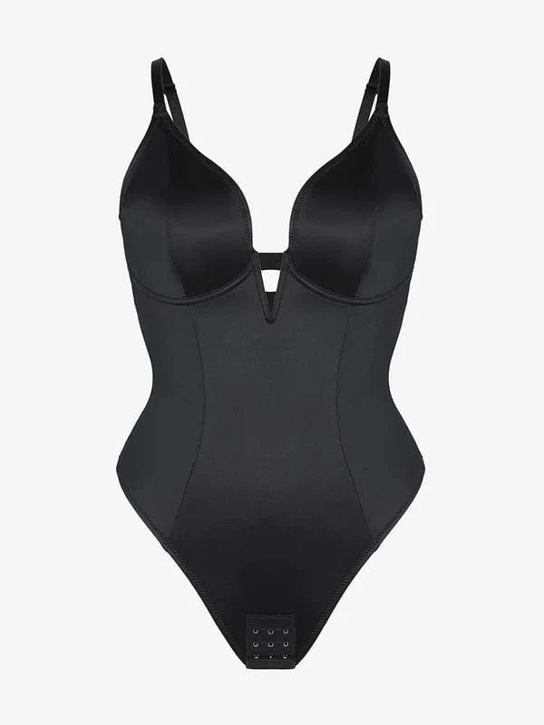 Valantomode | V-Neck Tummy Control Shapewear Bodysuit