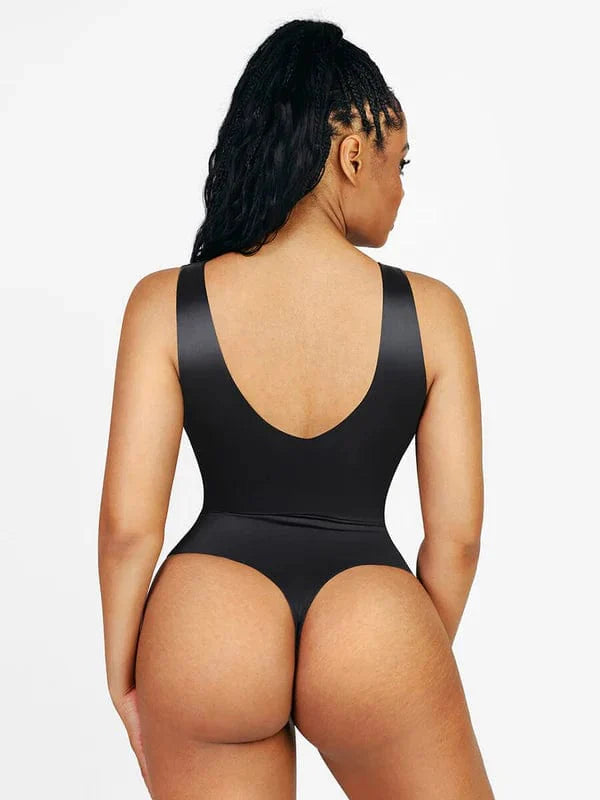 Valantomode | V-Neck Waist-Enhancing Shapewear Bodysuit