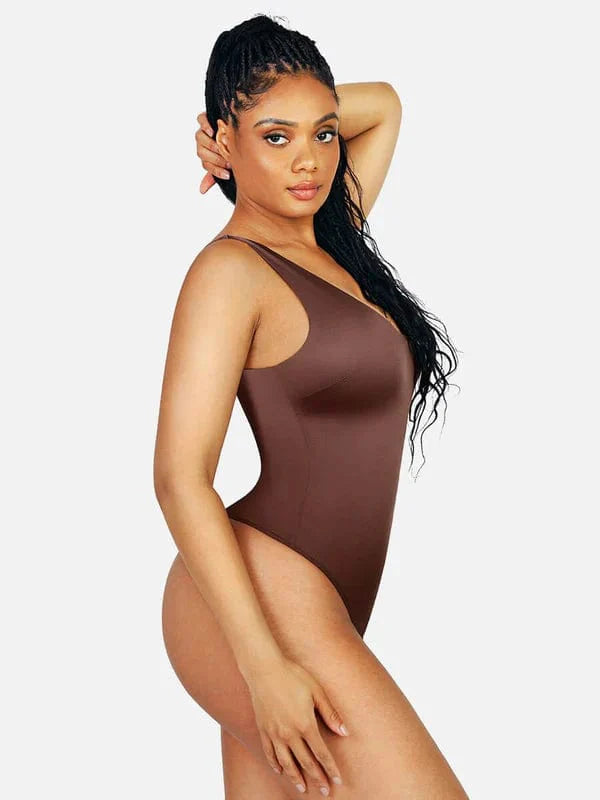 Valantomode | V-Neck Waist-Enhancing Shapewear Bodysuit