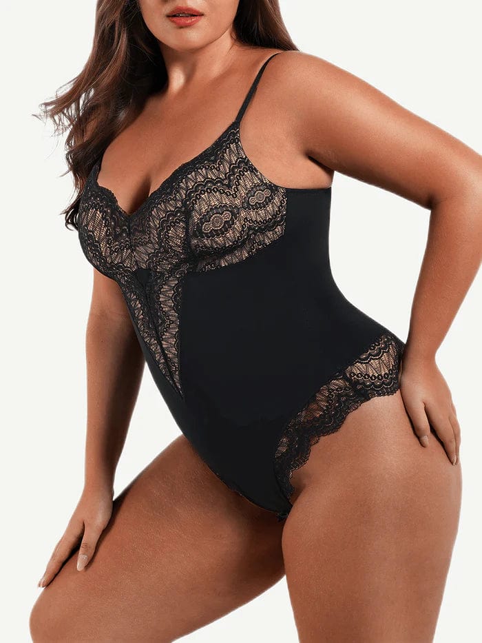 Valantomode | Chic Lace Tummy-Control Shapewear Bodysuit