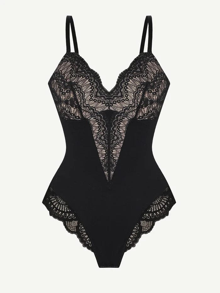 Valantomode | Chic Lace Tummy-Control Shapewear Bodysuit
