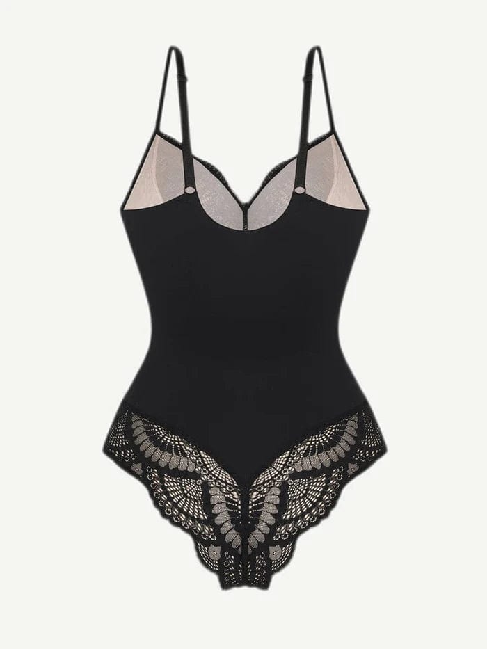 Valantomode | Chic Lace Tummy-Control Shapewear Bodysuit