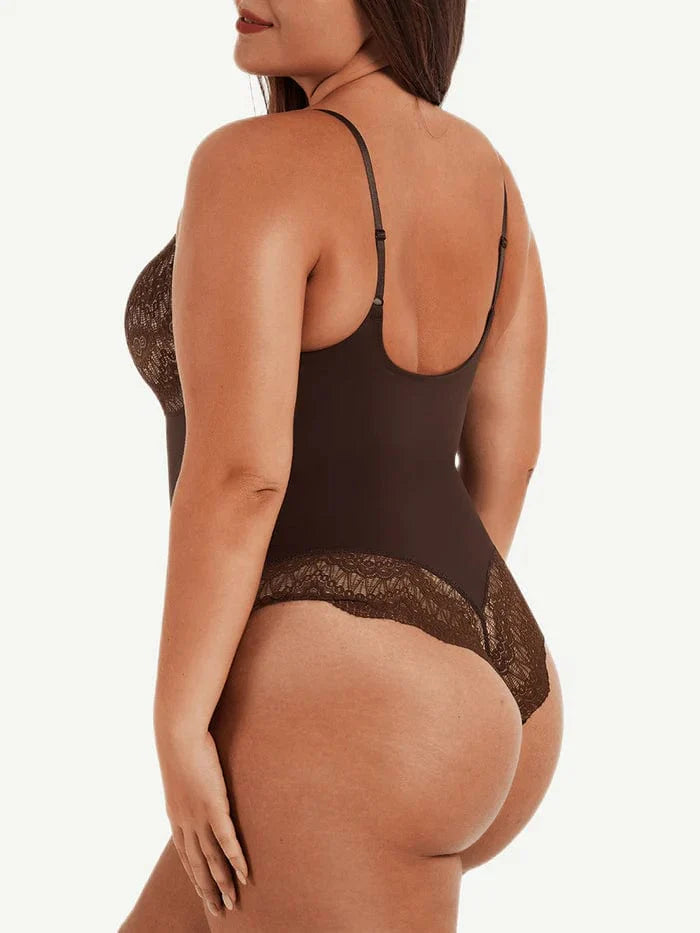 Valantomode | Chic Lace Tummy-Control Shapewear Bodysuit