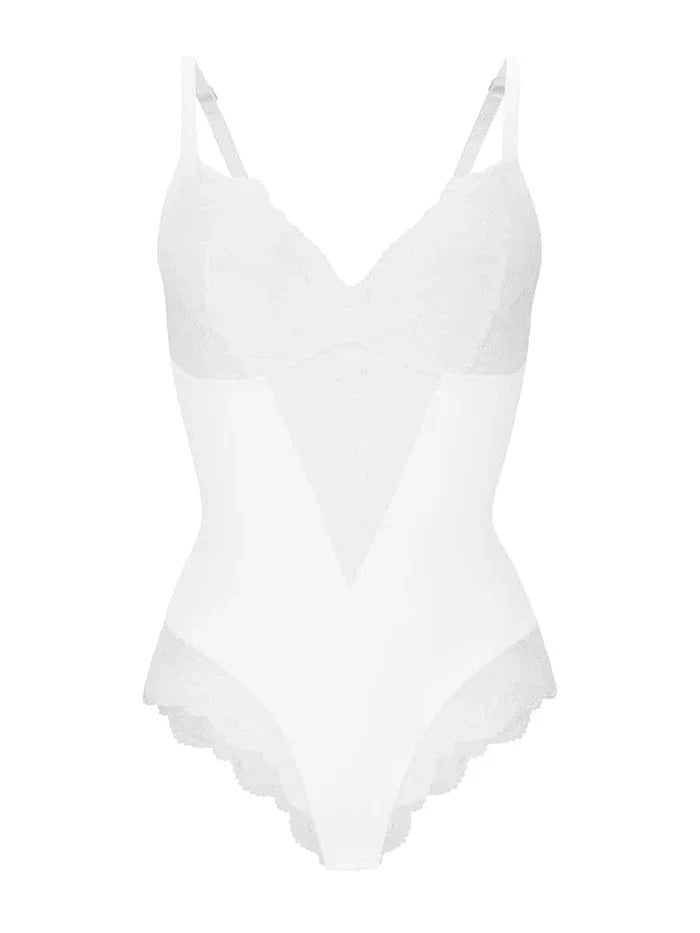 Valantomode | Chic Lace Tummy-Control Shapewear Bodysuit