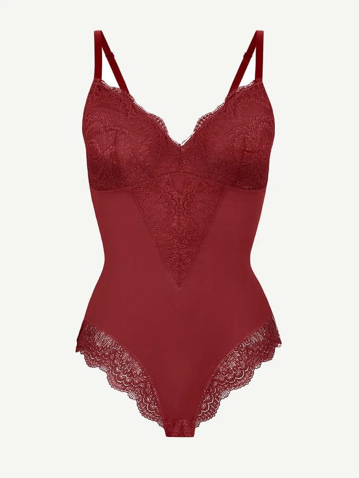 Valantomode | Chic Lace Tummy-Control Shapewear Bodysuit