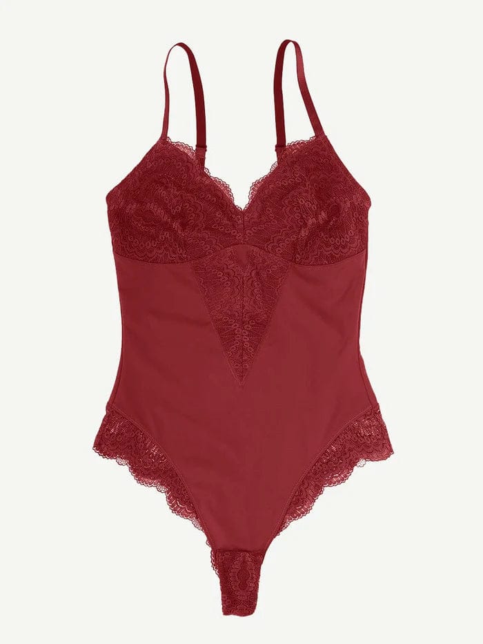 Valantomode | Chic Lace Tummy-Control Shapewear Bodysuit
