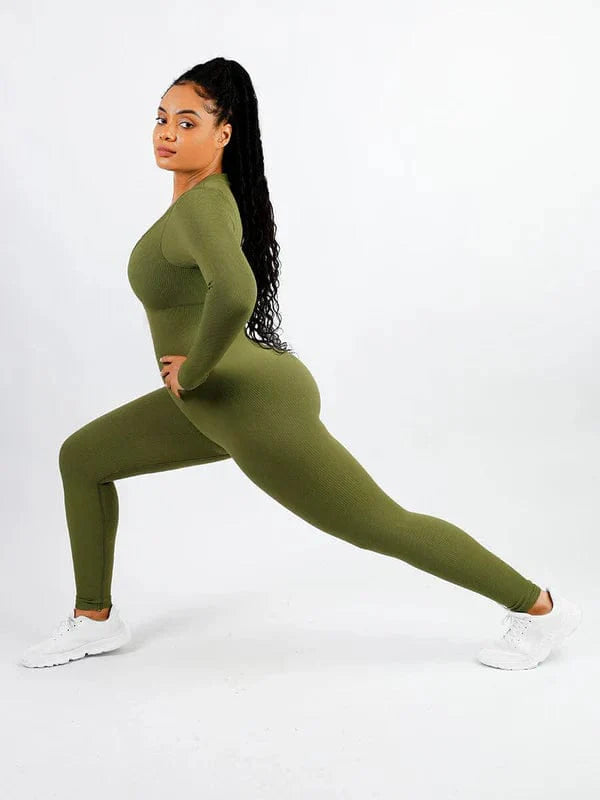 Valantomode | High Elasticity Deep V Full Body Shaping Jumpsuit