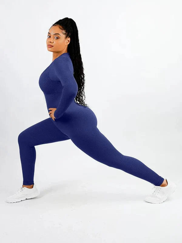 Valantomode | High Elasticity Deep V Full Body Shaping Jumpsuit
