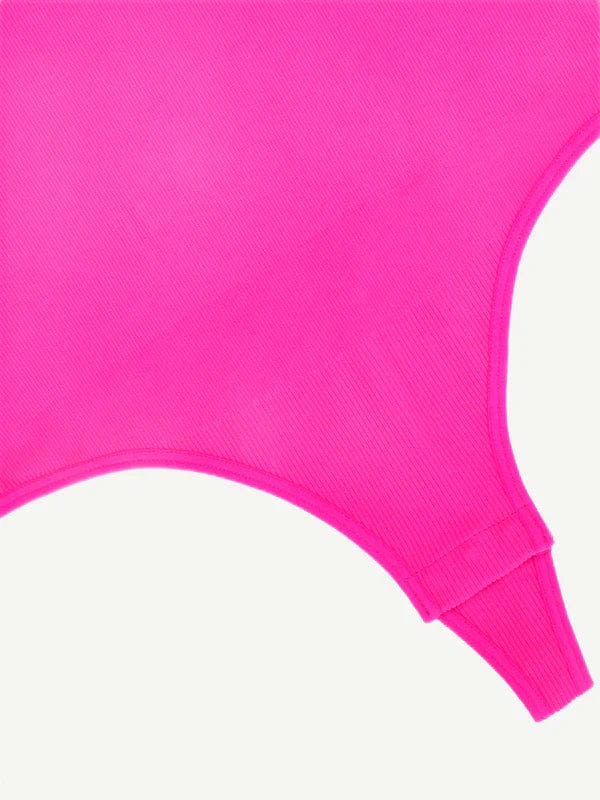 Valantomode | Seamless Halter Neck Criss-Cross Shapewear Bodysuit