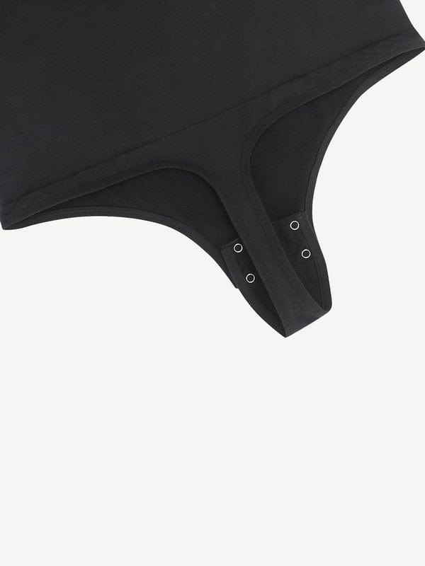Valantomode | One-Shoulder Long Sleeve Shapewear Thong Bodysuit
