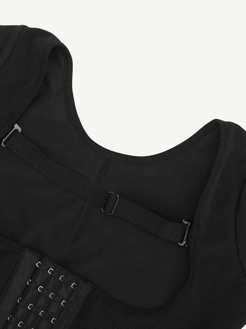 Valantomode | U-Shape Bust Support Long Sleeve Shapewear Bodysuit