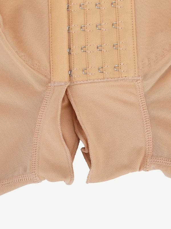 Valantomode | U-Shape Bust Support Long Sleeve Shapewear Bodysuit